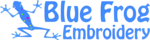 Blue Frog Embroidery