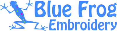 Blue Frog Embroidery