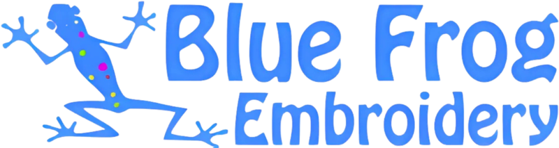 Blue Frog Embroidery